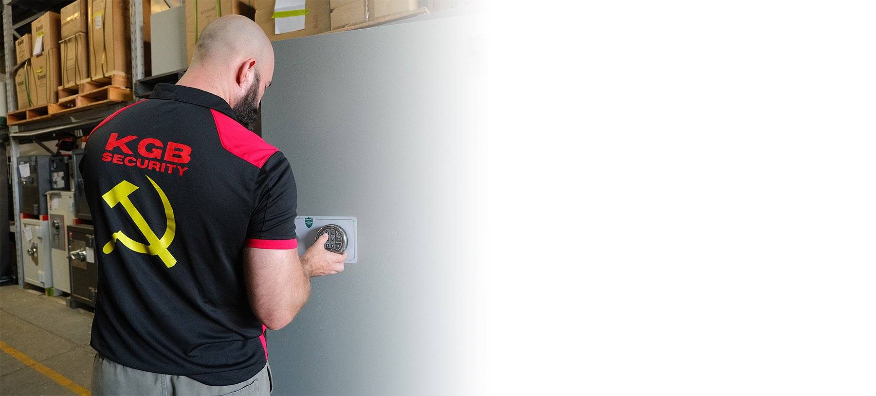 Safes on display at KGB Security Brisbane